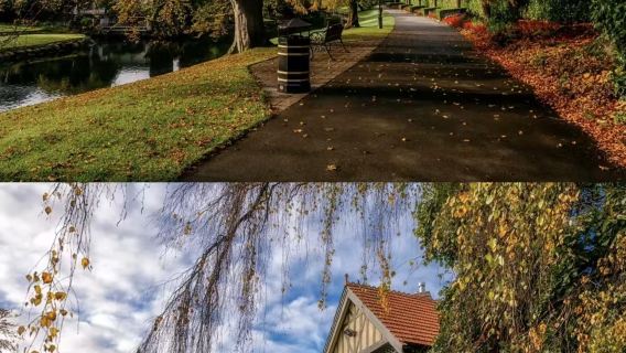 Fall in Christchurch, New Zealand & Cardboard Cathedral + Mona Vale Garden Park + Sumner Beach