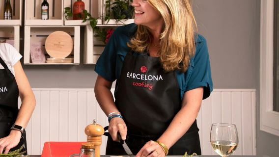 Barcelone : Cours de cuisine premium tapas et paella