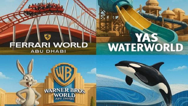 Abu Dhabi Ferrari World Warner Bro Water World Sea World Amazing Package Options