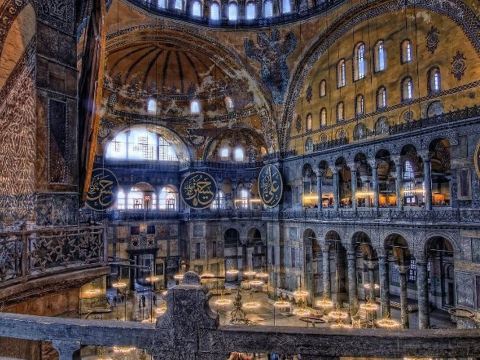 トルコ-イスタンブール-アヤソフィア大聖堂一般入場チケット+音声