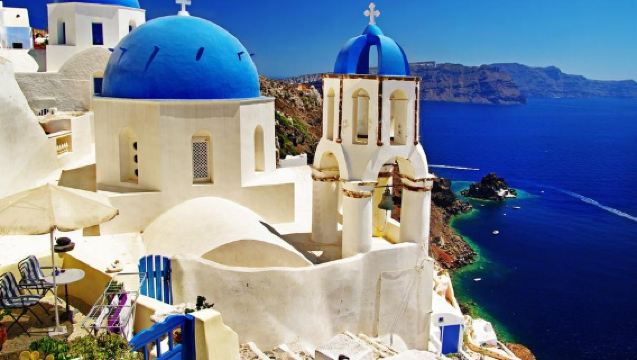 聖托里尼包車一日遊【愛琴海日落/國家地理同款藍頂教堂打卡】