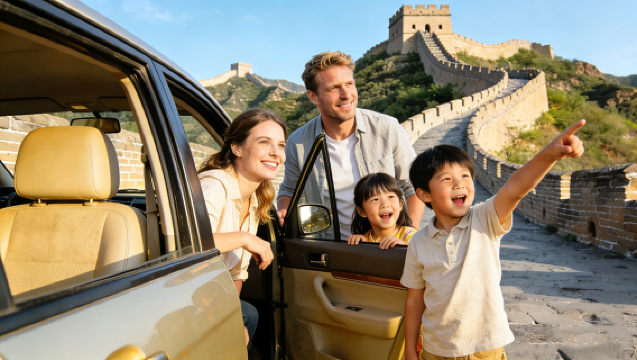 Charterfahrt nach Peking mit Besuch der Gubei Water Town und der Simatai-Großen Mauer & Privatfahrzeug inklusive Tickets, mehrsprachiger Fahrer