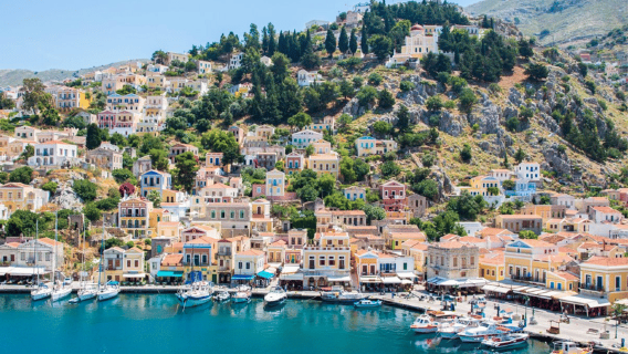 羅得島：搭乘快艇前往錫米島一日遊