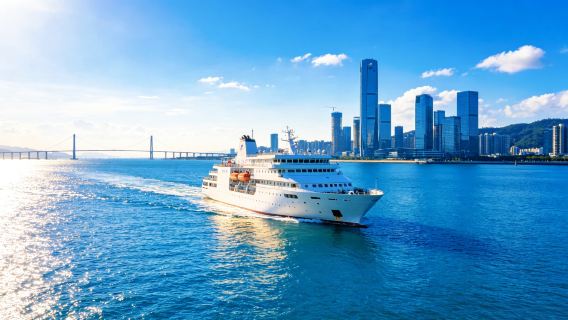 Shenzhen Shekou cruise [Round-trip Hong Kong-Zhuhai-Macao Bridge sightseeing] Greater Bay Area No. 1/No. 2 [Double] ticket
