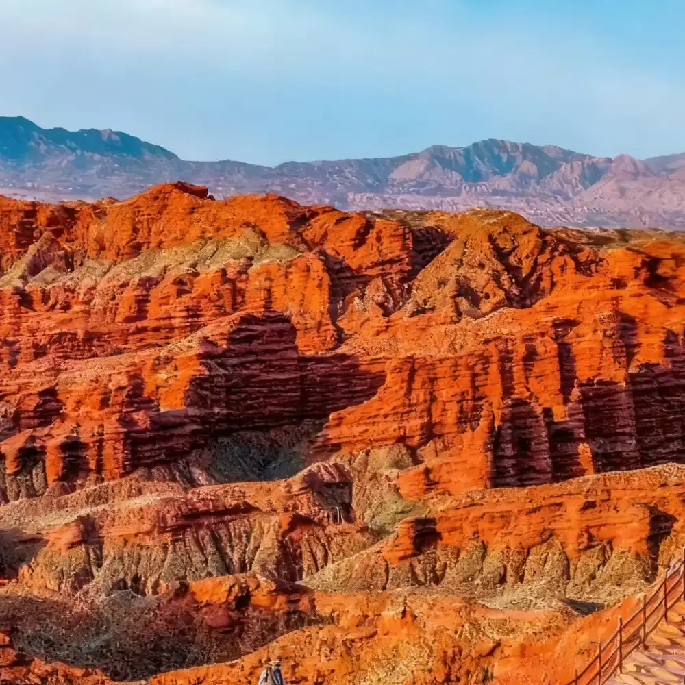 Zhangye Departure: Colorful Danxia & Pingshan Lake Grand Canyon