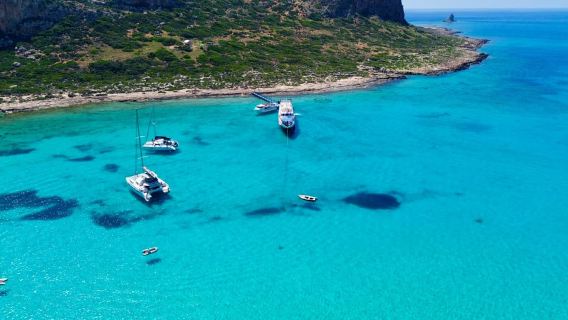Chania:Balos Lagoon, Gramvousa Island & Boat Ticket included