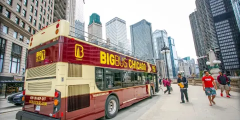 美國芝加哥BigBus城市觀光巴士(湖濱大道+靈活打卡+美式都市氣息)