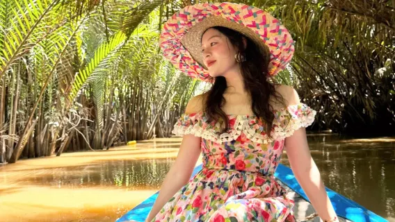 Tour a Ho Chi Minh e Mekong + Tunnel di Cu Chi [piccolo gruppo esclusivo + crociera tra le palme da cocco + trasferimento dall'hotel + pranzo]