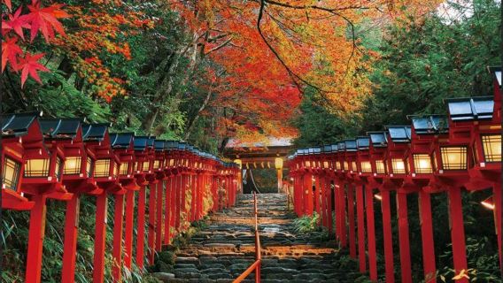Kioto Santuario Kibune + Arashiyama + Templo Sanzen-in, tour exclusivo para 9 personas, escapada refrescante y experiencia profunda