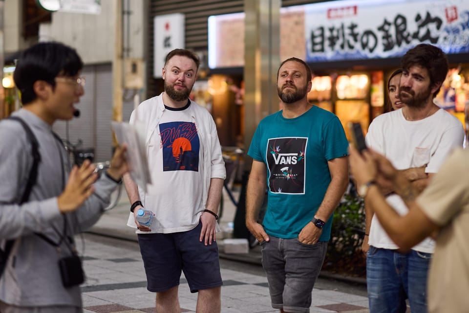 Osaka: tour a piedi del quartiere a luci rosse e del ghetto storico