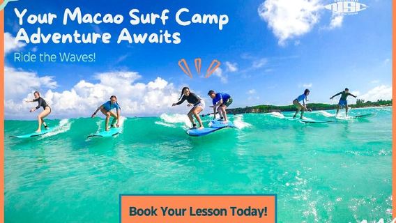 Group Surf Lessons at Macao Surf Camp - Punta Cana Surfing