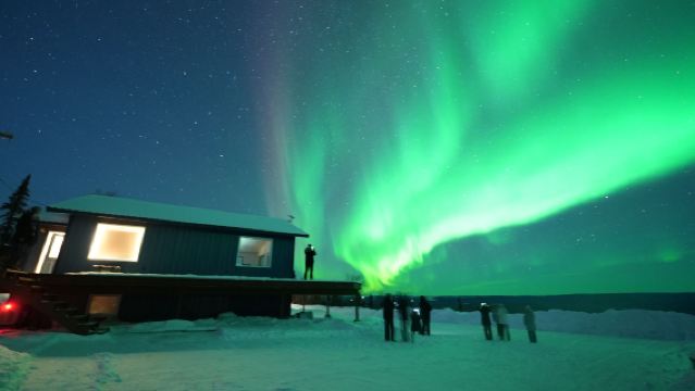 阿拉斯加費爾班克斯〈北極光觀測木屋〉