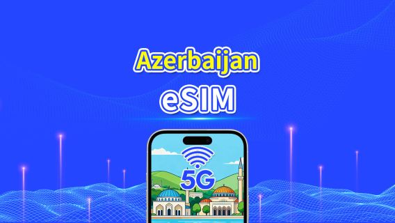 Azerbaijan eSIM | 5G/4G | Day Pass/Total Data Package | 1–30 days | 24-Hour Billing | QR code