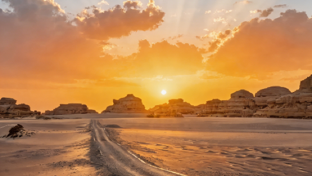 【8人純玩】敦煌西線一日遊陽關玉門關雅丹日落望遠鏡觀星·空拍