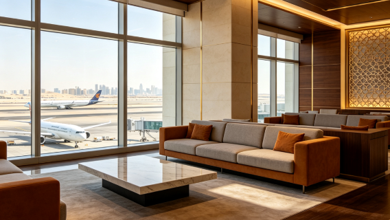 BAH, Bahrain | Gutschein für die VIP-Lounge am Flughafen Bahrain in Manama | VIP-Lounge | Transit/Übernachtung/komfortables Warten