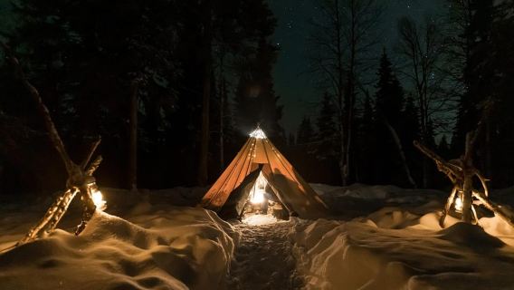 Ylläs: Fireside tasting in a traditional lavvo