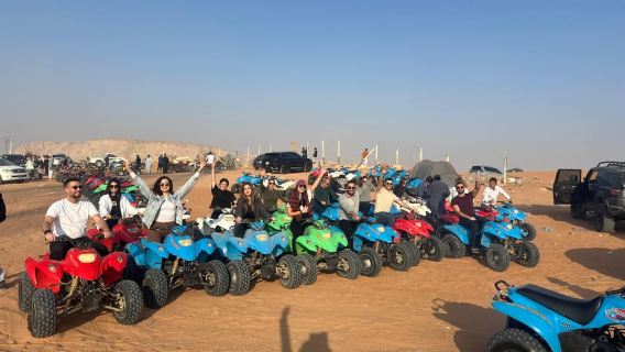 Riyadh: Red Sand Dunes Camel Ride & Quad & Sandboarding Adventure