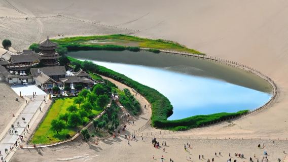 敦煌+鳴沙山月牙泉+陽關+玉門關1日遊（真純玩|無套路）