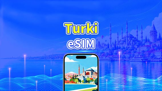 Turki 5G eSIM | 3 jaringan | Mendukung AI & TikTok Sepenuhnya | Paket Data Harian/Total | 1–30 Hari | Penagihan 24 Jam | Kode QR