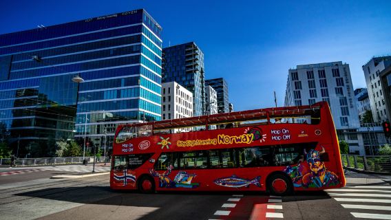 Oslo City Sightseeing Hop-On Hop-Off Hop-on-Hop-off-Bus in Norwegen