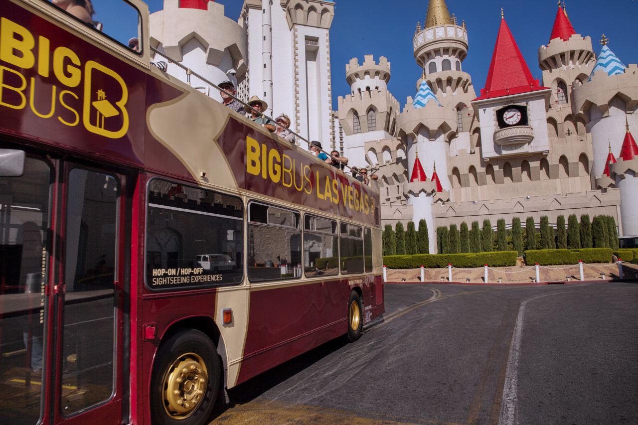 アメリカBIG BUS Tours ラスベガスナイトツアー観光バスツアー