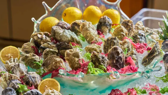 Seafood buffet at Hotel Fortuna Macau