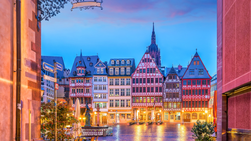 Private charter day tour to The Roman Forum, Frankfurt Cathedral, Goethe House, and Heidelberg Castle Day Tours