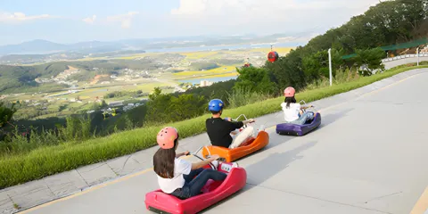 仁川趣味户外体验|滑坡车 & 铁道自行车 & 海鸥渡轮一日游