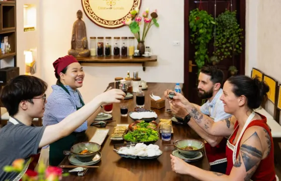 越南烹飪班及市場導覽團——免費接送、無限暢飲葡萄酒及附送食譜書