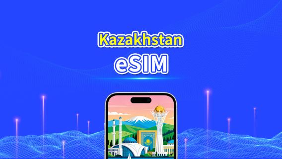 Kazakhstan eSIM | 4G | Gói ngày/Gói dữ liệu tổng | 1–30 ngày | Tính phí mỗi 24 giờ | Mã QR