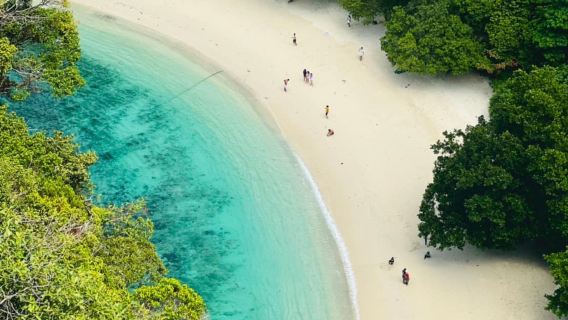 [Tour di un giorno in mare a Krabi] Multiple itinerari disponibili: quattro isole / isola rossa / isola di Rok | Opzioni di motoscafo o longtail boat | Trasferimento dall'hotel incluso