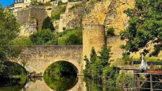 lawatan sehari di Luxembourg + Grand Canyon Petrus + Koridor Pemandangan + Jambatan Adolphe / Bahasa Cina