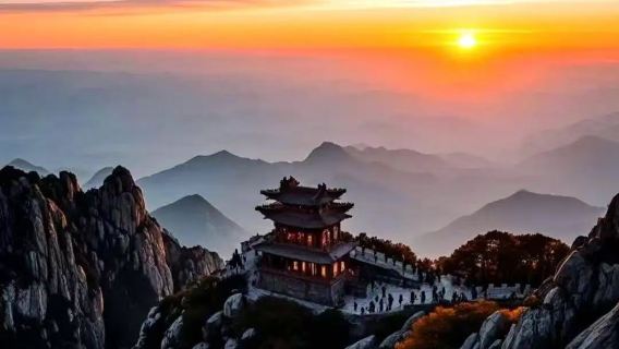 Lawatan sehari mendaki Gunung Tai pada malam hari dari Puyang