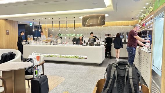 Sala VIP del Aeropuerto de Incheon en Seúl | Sin tarjeta física necesaria, registro con identificación real y acceso directo escaneando el código | Descanso en la espera de vuelo + disfrute ilimitado de comidas y bebidas