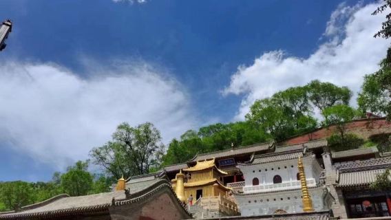五台山殊像寺+塔院寺+顯通寺龍泉寺一日遊【原平出發】