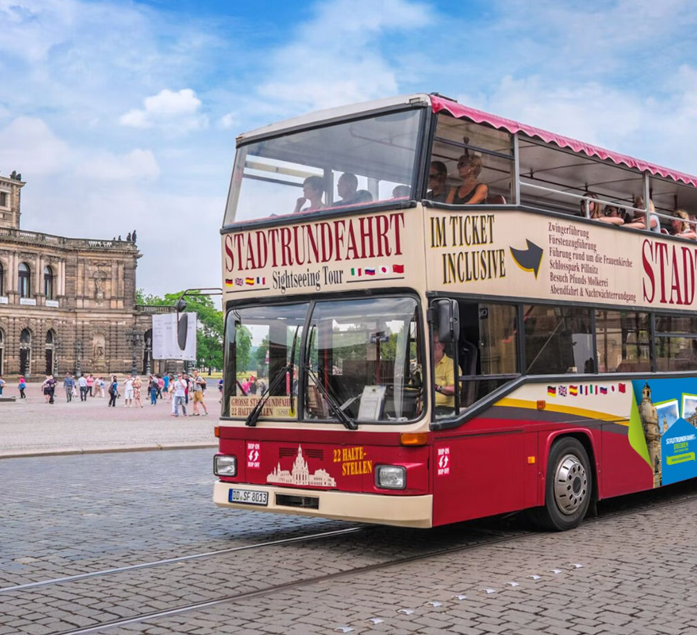 Tiket bus pariwisata hop-on hop-off Dresden