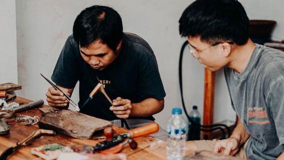 峇裡島：倉古銀飾製作課程