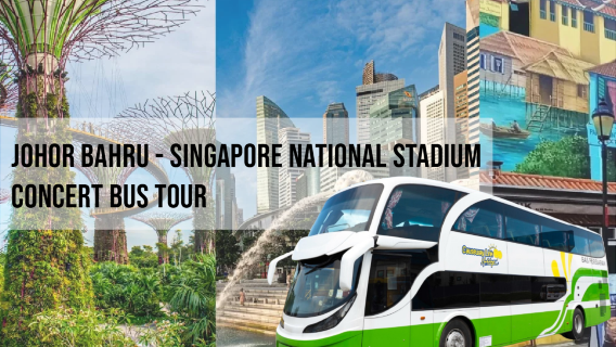 Johor Bahru - Estadio Nacional de Singapur: Tour en autobús para conciertos