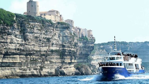 From Ajaccio or Porticcio: Day Trip to Bonifacio by Boat