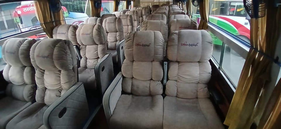 Kathmandu to Pokhara Tourist Bus & Back | Luxury Sofa Seater