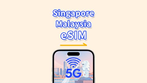 Singapore & Malaysia eSIM | 5G/4G | High Speed Data | 1-30days | QR code
