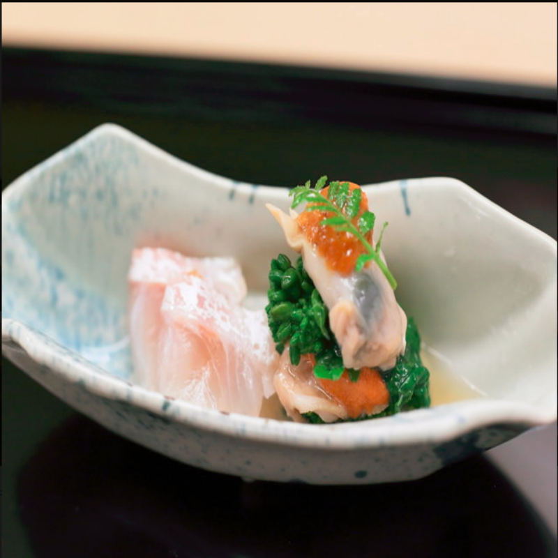 48 Populaire gerechten in Kioto, Japan - Michelin-sterrenwaardige kaiseki-restaurant Ajita
