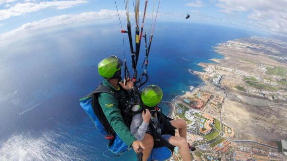 Costa Adeje: Tandem Paragliding Flight with Free Pickup