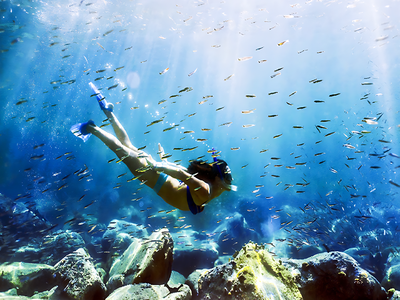 [depart from NUSA LEMBONGAN] Watersport, Island Tour and Lunch at Beach Club