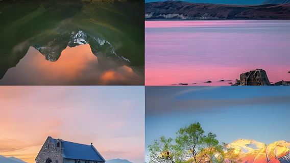 Tagesausflug in kleiner Gruppe durch die Südinsel von Queenstown nach Christchurch