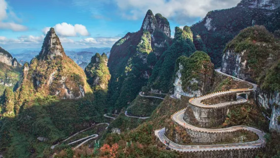 Excursión de un día al Parque Forestal Nacional de la Montaña Tianmen en Zhangjiajie + "El Zorro Inmortal de Tianmen": servicio de chófer privado + entradas
