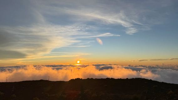 Hawaii Amerika Maui Matahari Terbenam di Awan Gunung Berapi Haleakala - Sewaan Peribadi Bahasa Cina - Pilihan Terbaik