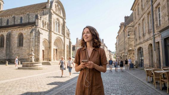 Wycieczka z przewodnikiem audio po Autun: Echa cesarzy, chórów i brukowanych legend