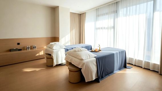 Changsha Xiting · Lebih dari Sekadar Pemandian Air Panas (Penyembuhan dengan Pemandian Air Panas + Prasmanan Hidangan Laut + Bersantai di Balkon)