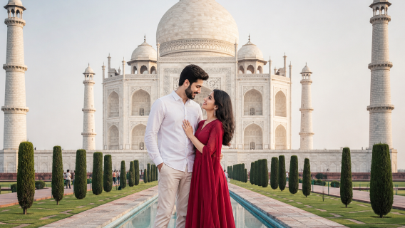 Agra: Tour fotografico al Taj Mahal con guida